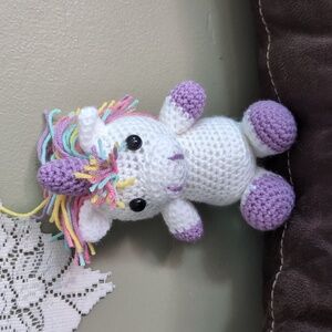 Handmade Crochet Baby Unicorn